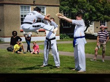 Dan Le'FLeur - Double Jump Split Front Kick